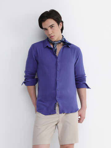 Muslin Breezy-Weave Shirt