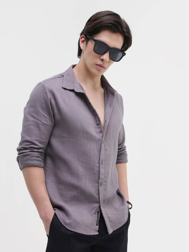 Muslin Breezy-Weave Shirt