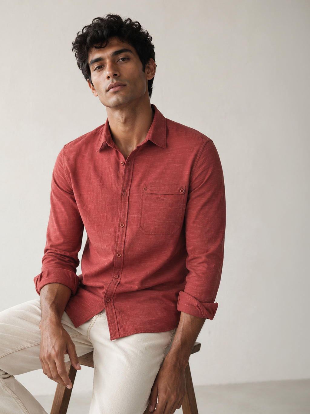 Solid Regular Fit Shirt