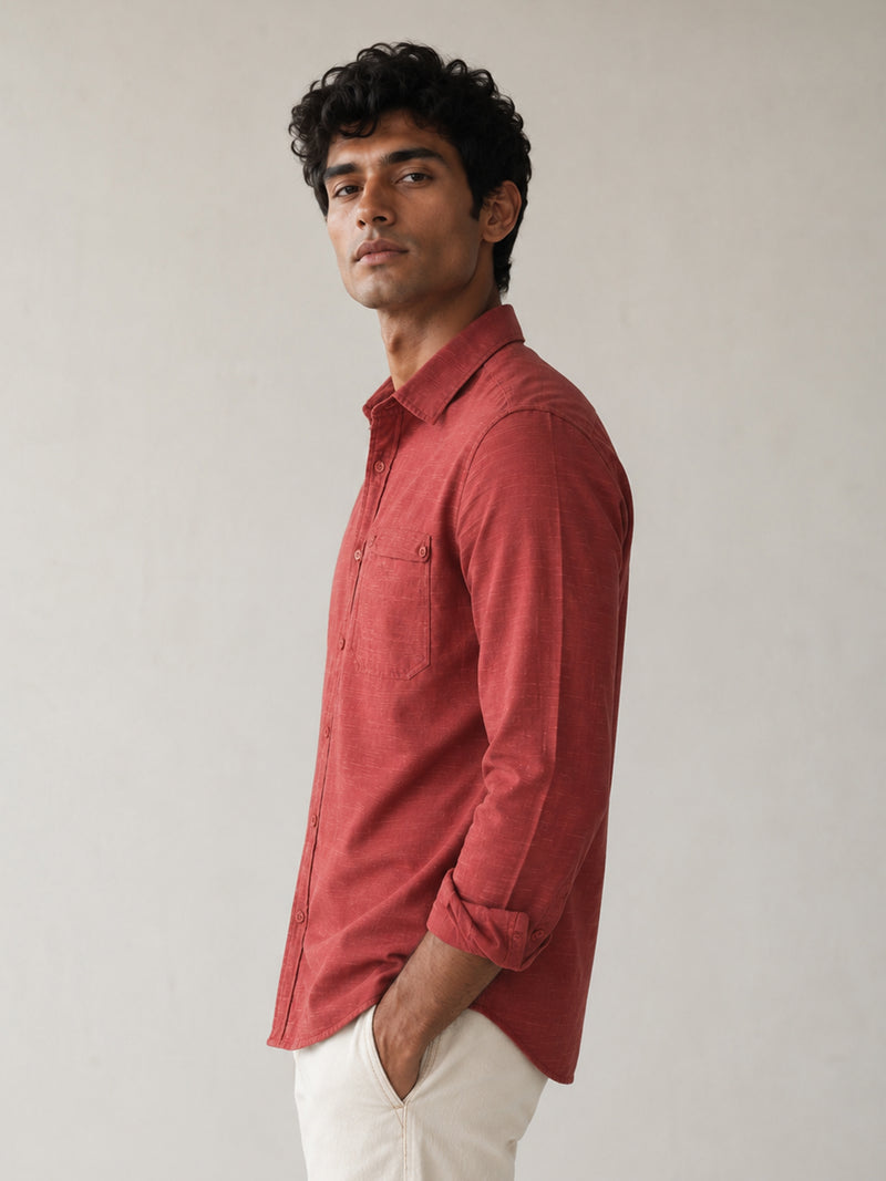 Solid Regular Fit Shirt