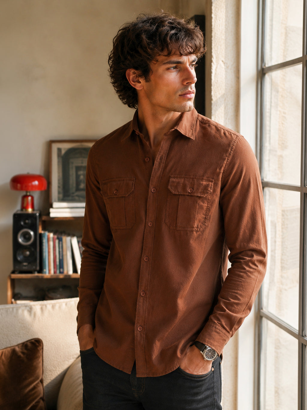 Solid Regular Fit Shirt