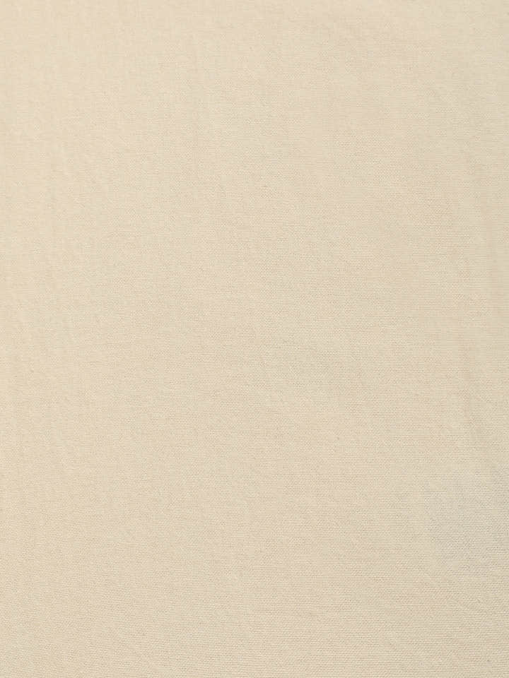 CAHOOT Light Beige Cotton-Rayon Shirt With Twin Utility Pockets - view 8