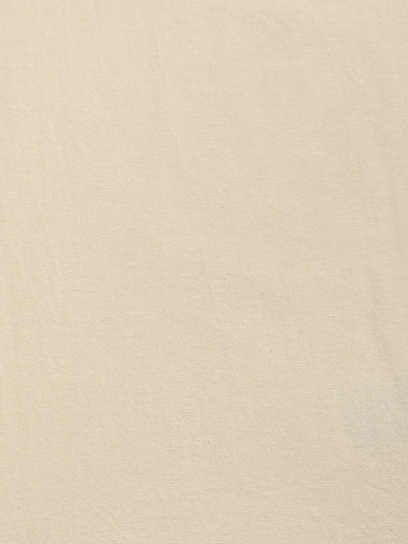 CAHOOT Light Beige Cotton-Rayon Shirt With Twin Utility Pockets - view 8