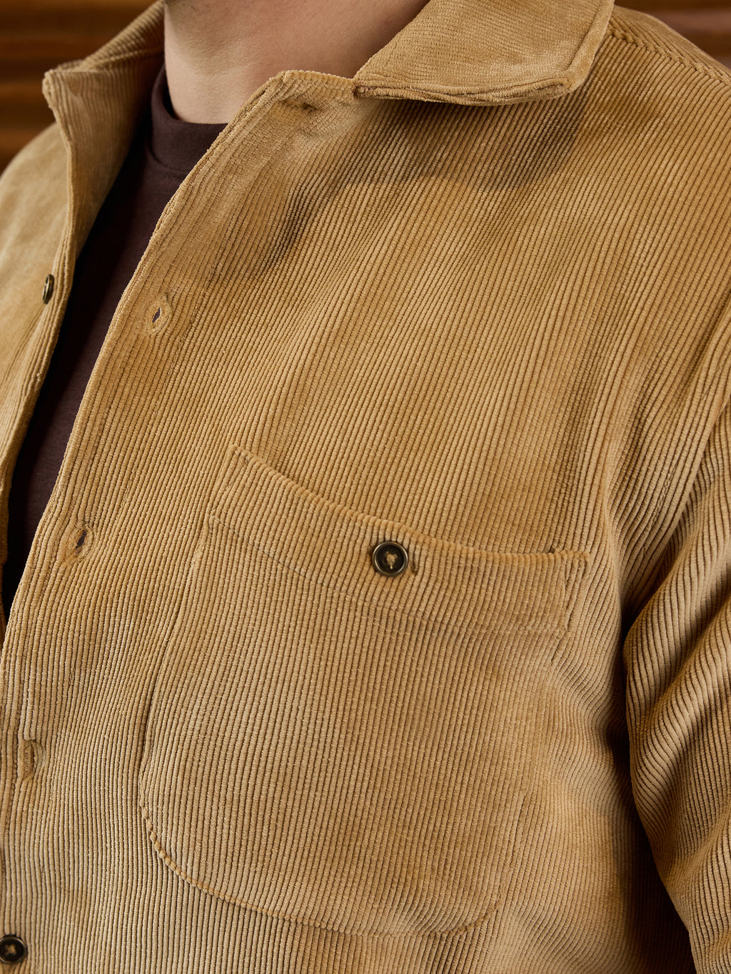 CAHOOT Men's Beige Solid Shirt - view 8