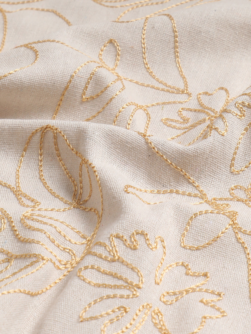 CAHOOT Men's Light Beige Embroidered Shirt - view 7