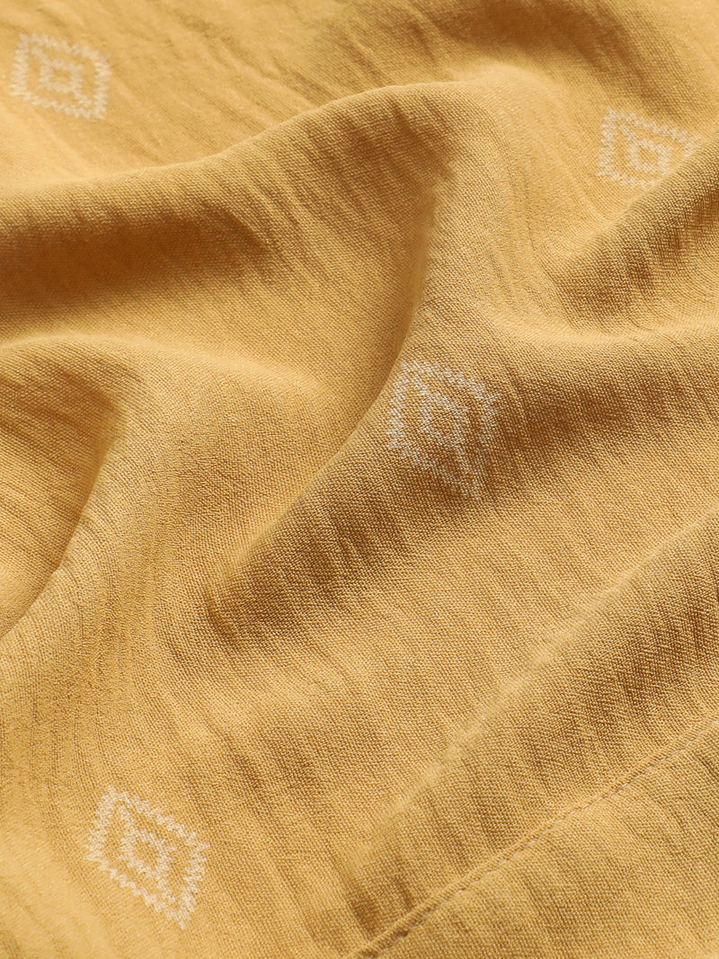CAHOOT Men's Camel Brown Printed Shirt - view 7