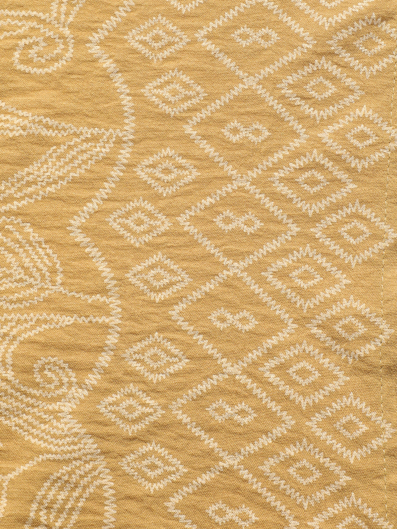 CAHOOT Men's Camel Brown Printed Shirt - view 8