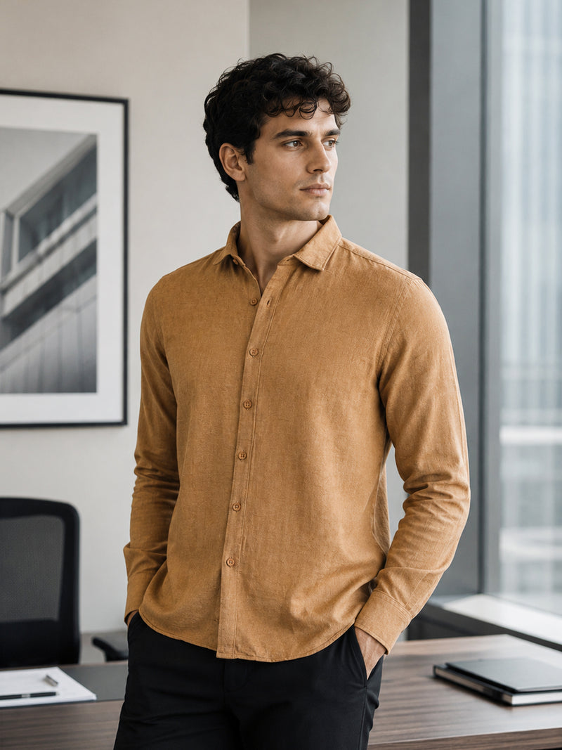 Solid Regular Fit Shirt