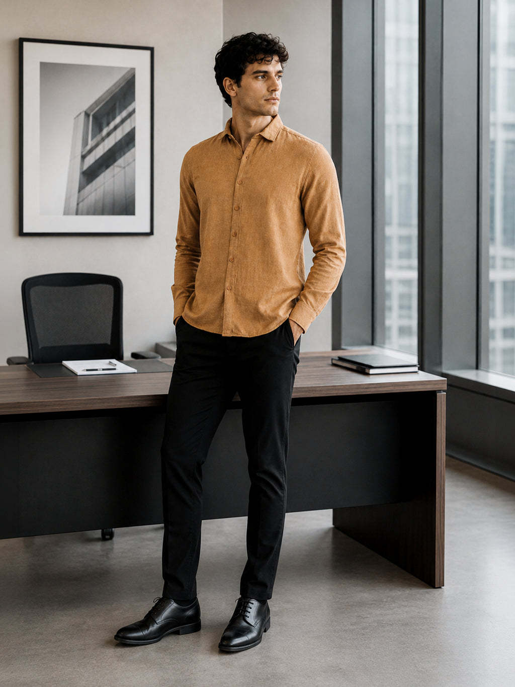 Solid Regular Fit Shirt