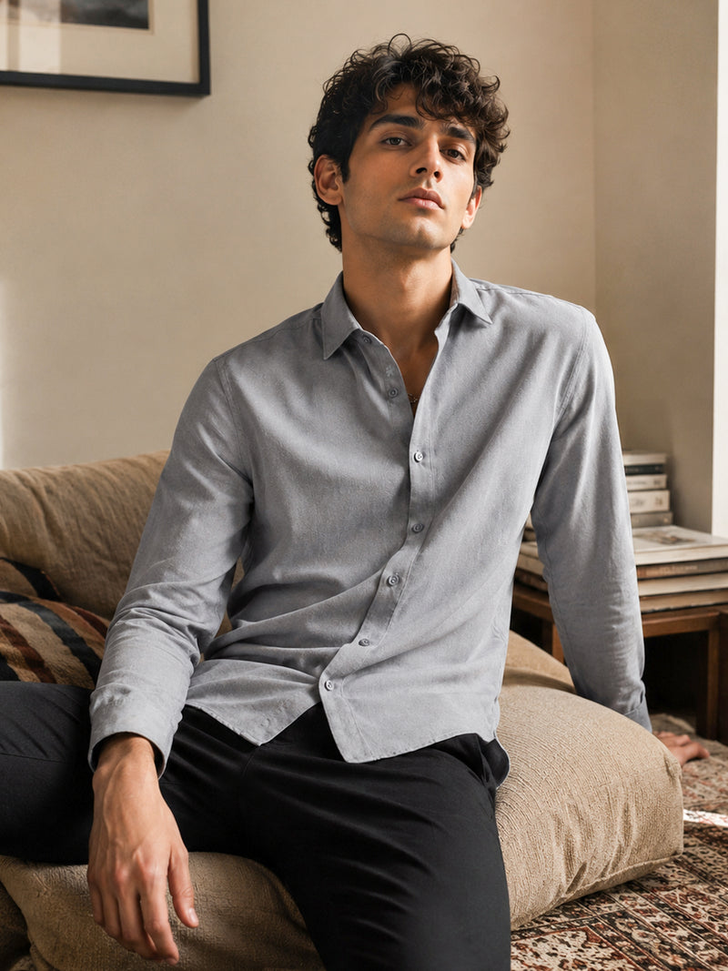 Solid Regular Fit Shirt