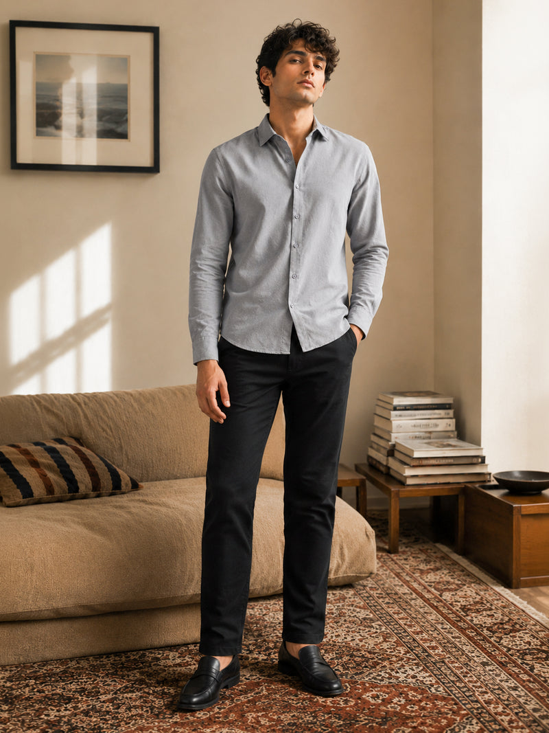 Solid Regular Fit Shirt