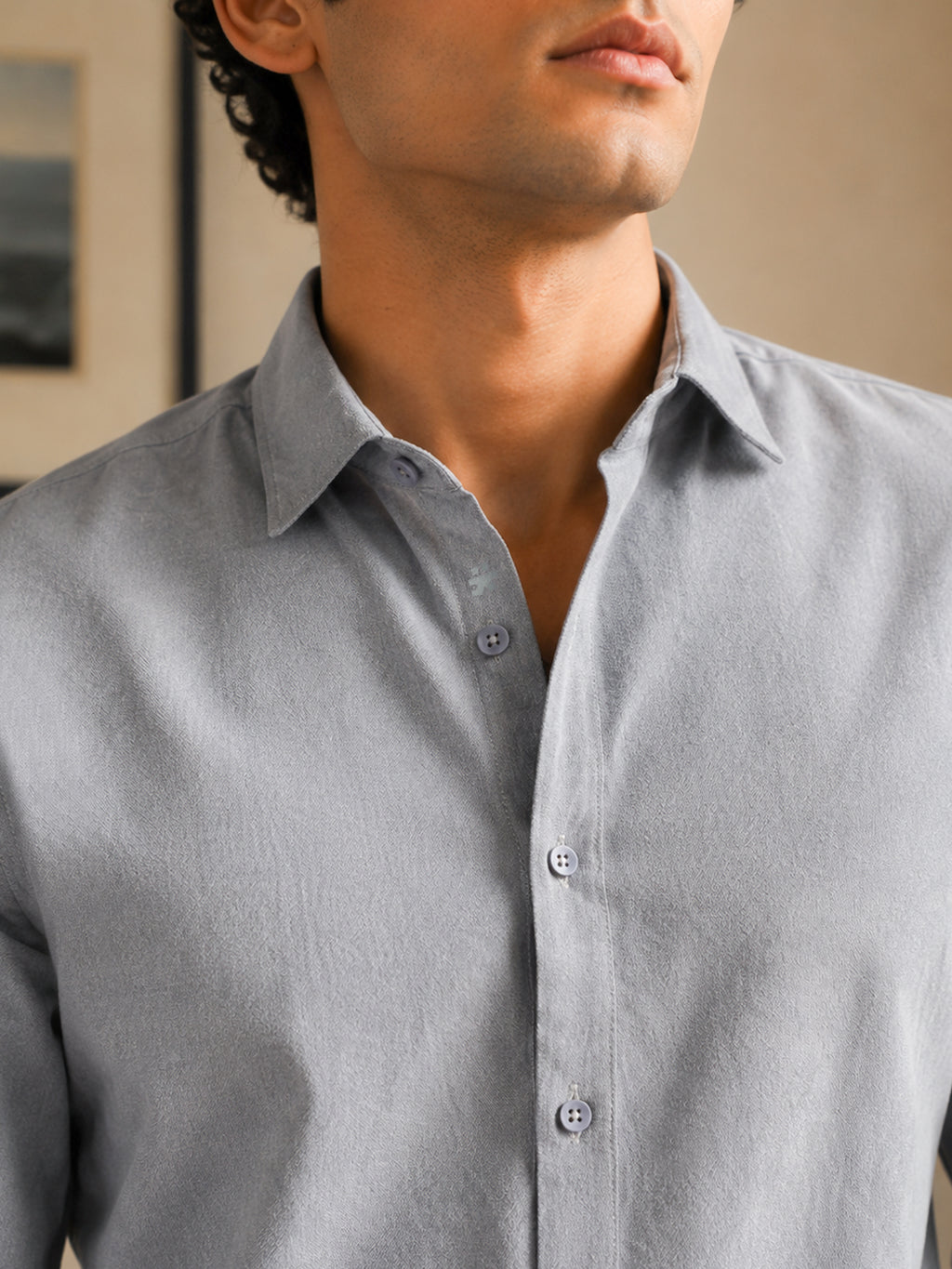 Solid Regular Fit Shirt