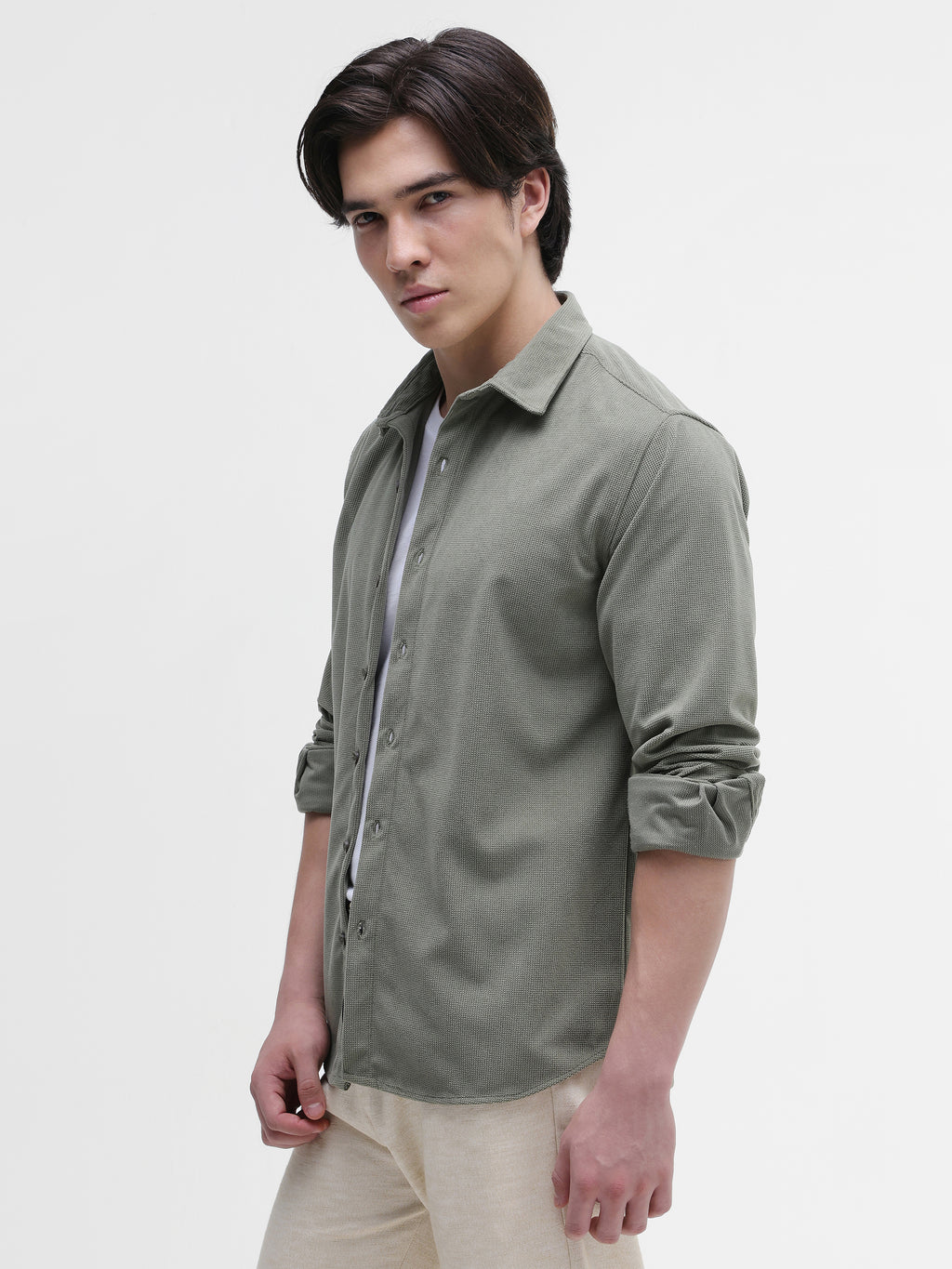 Plain Regular Fit Shirt