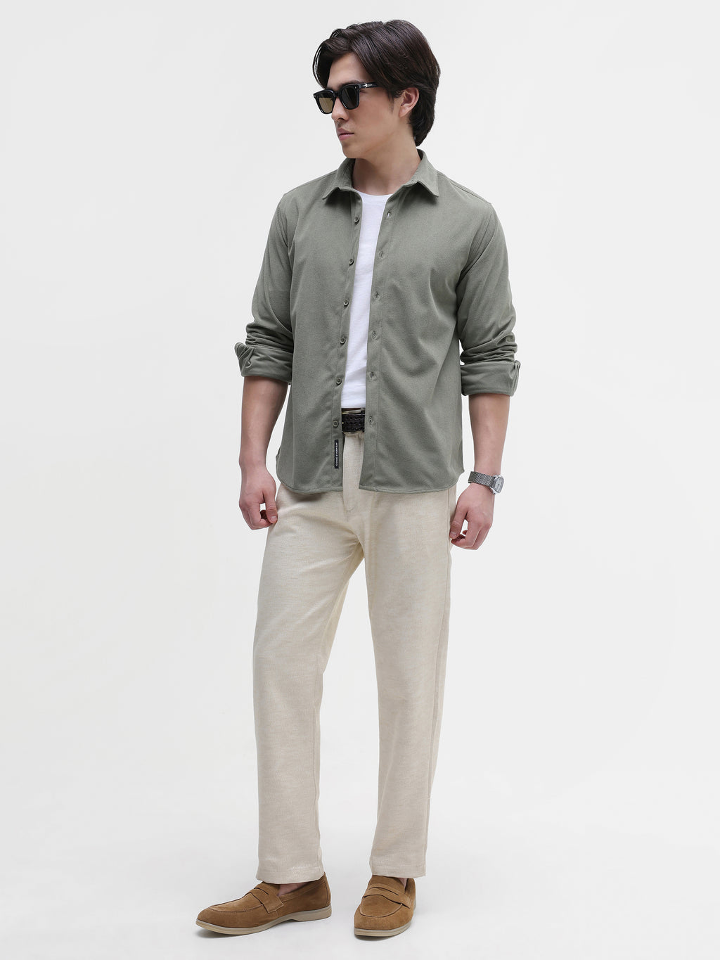 Plain Regular Fit Shirt