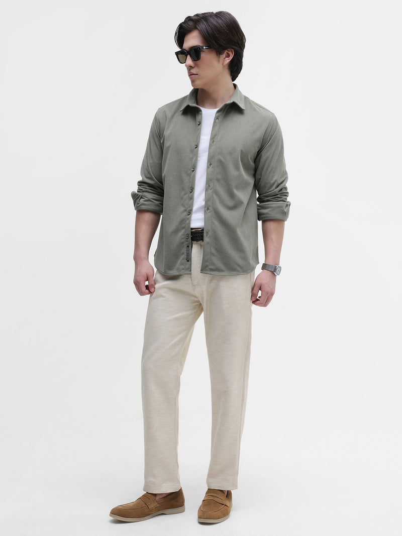 Plain Regular Fit Shirt