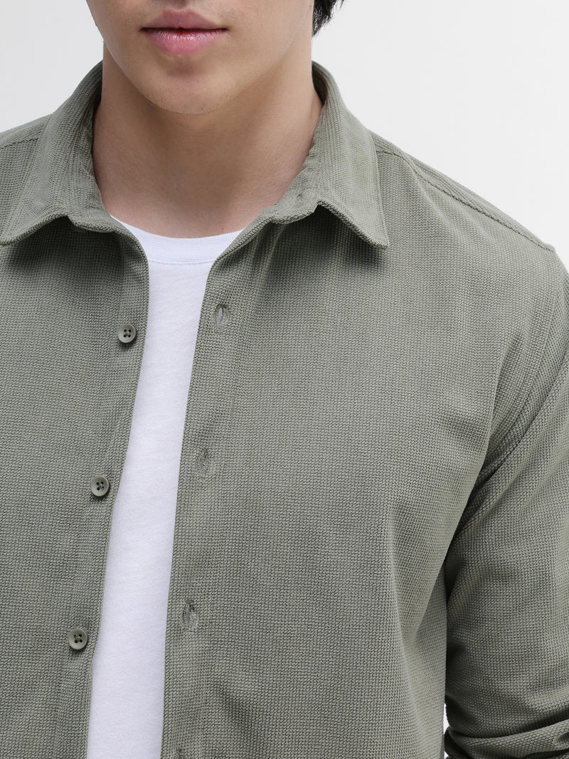 Plain Regular Fit Shirt
