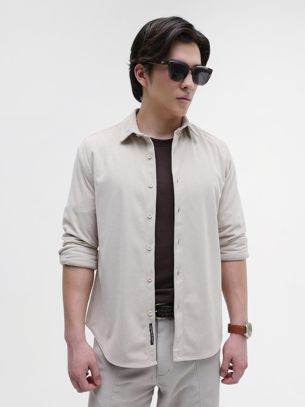 Plain Regular Fit Shirt