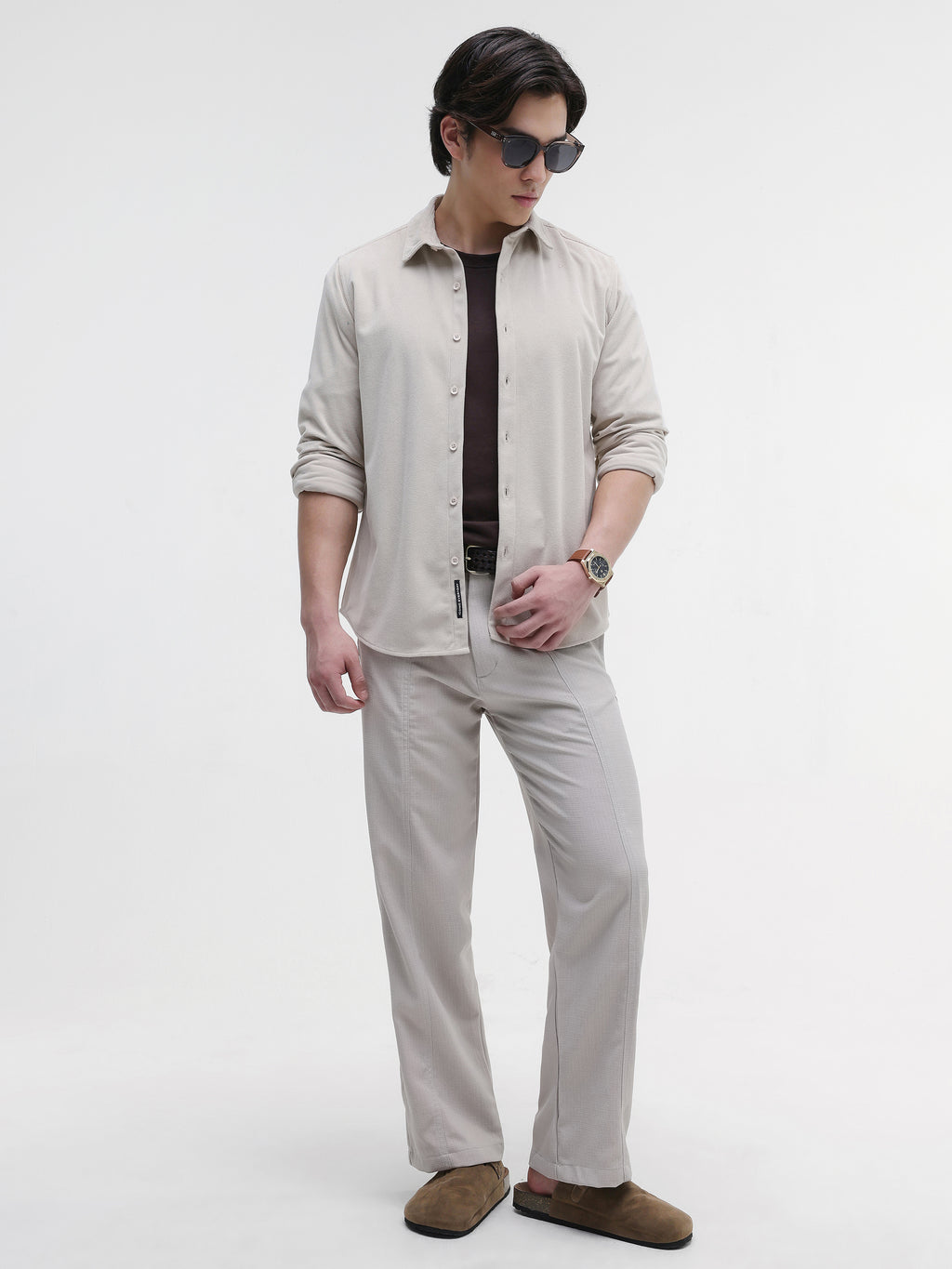 Plain Regular Fit Shirt