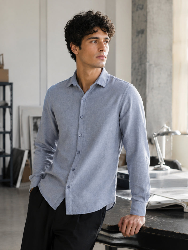 Solid Regular Fit Shirt
