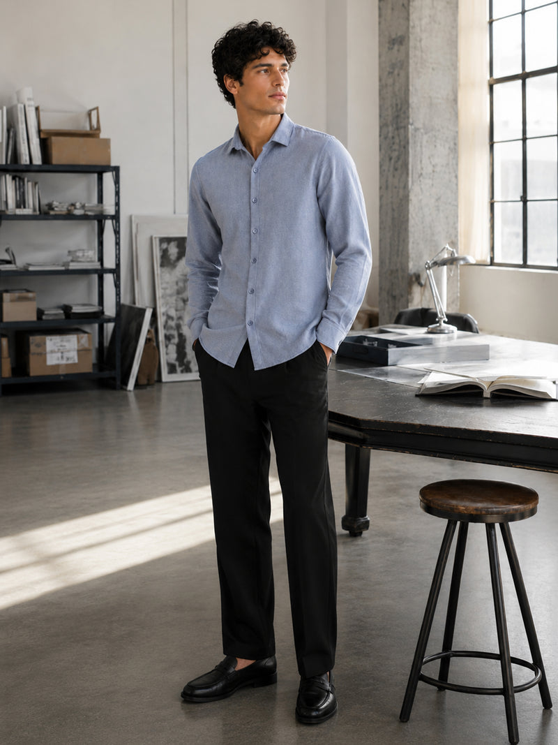 Solid Regular Fit Shirt