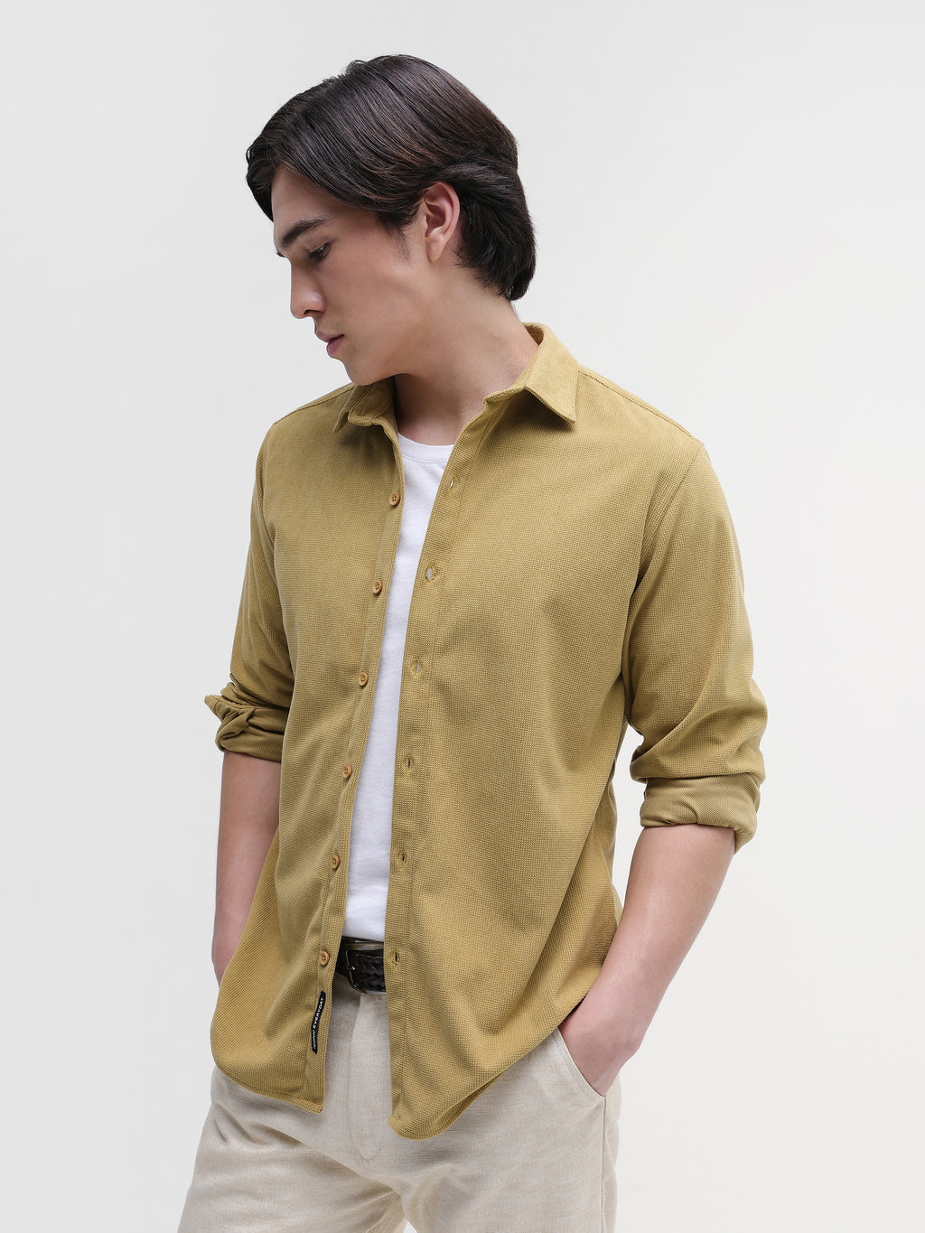 Plain Regular Fit Shirt