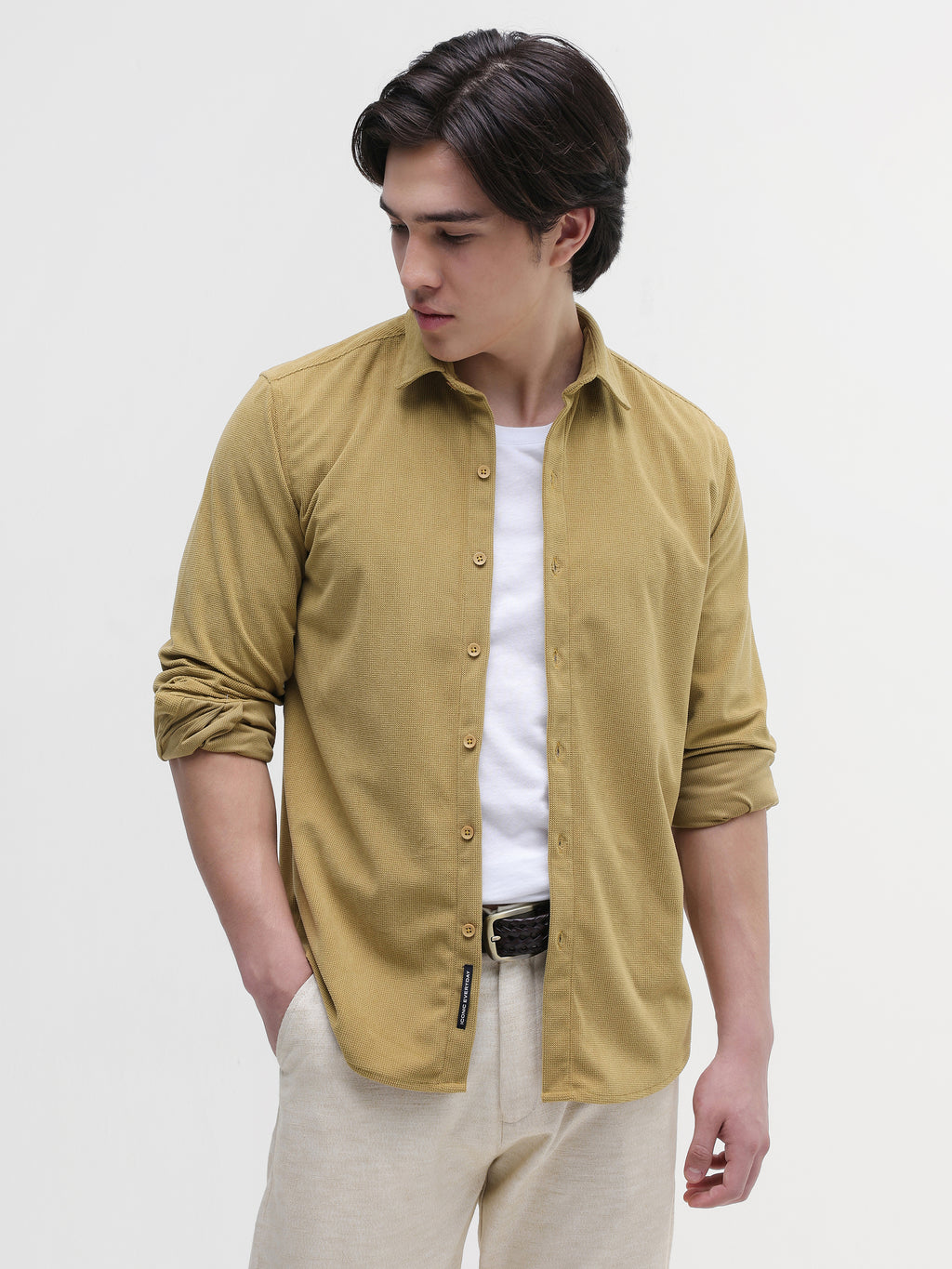 Plain Regular Fit Shirt