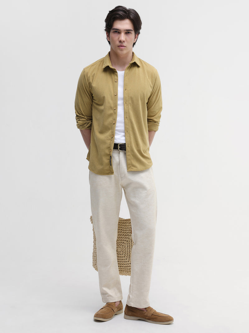 Plain Regular Fit Shirt