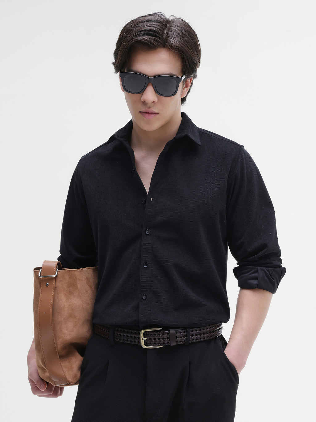 Plain Slim Fit Shirt