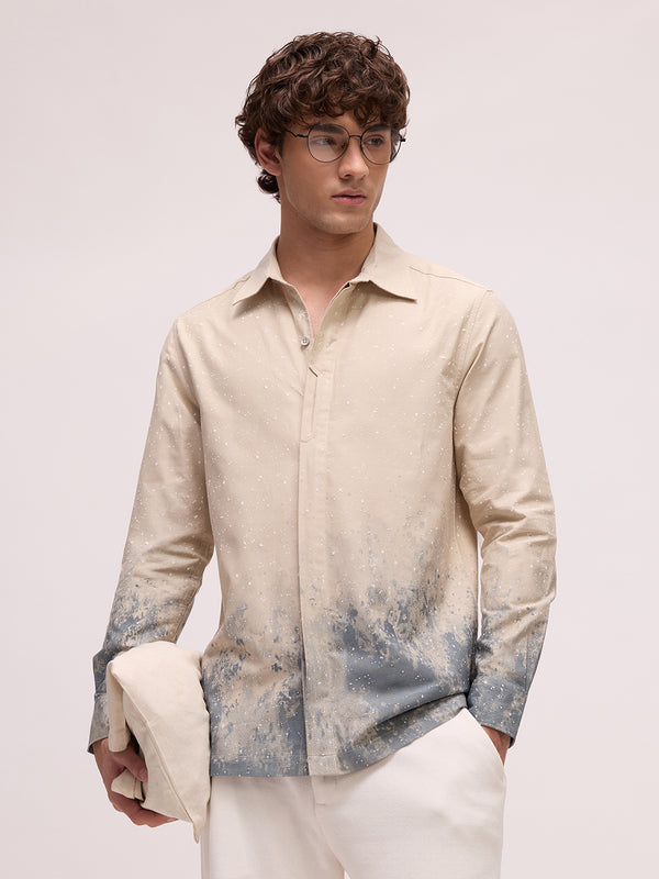 Men's All Over Print Regular Fit Shirt