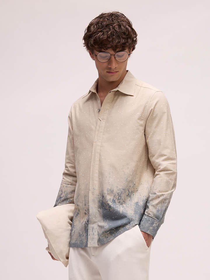 Men's All Over Print Regular Fit Shirt