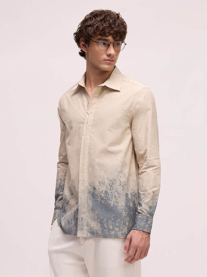Men's All Over Print Regular Fit Shirt