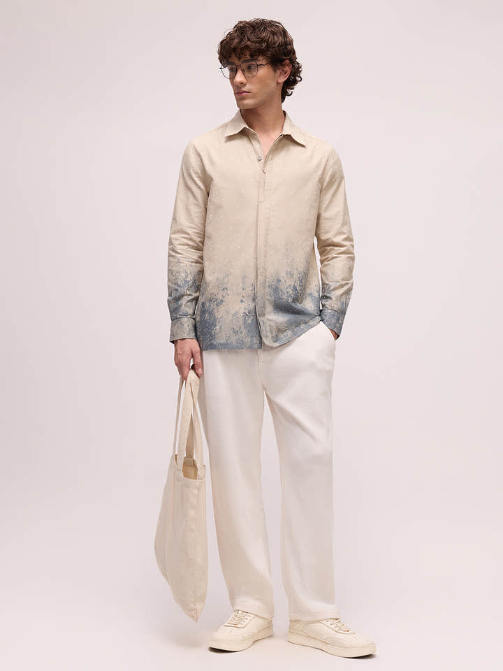 Men's All Over Print Regular Fit Shirt
