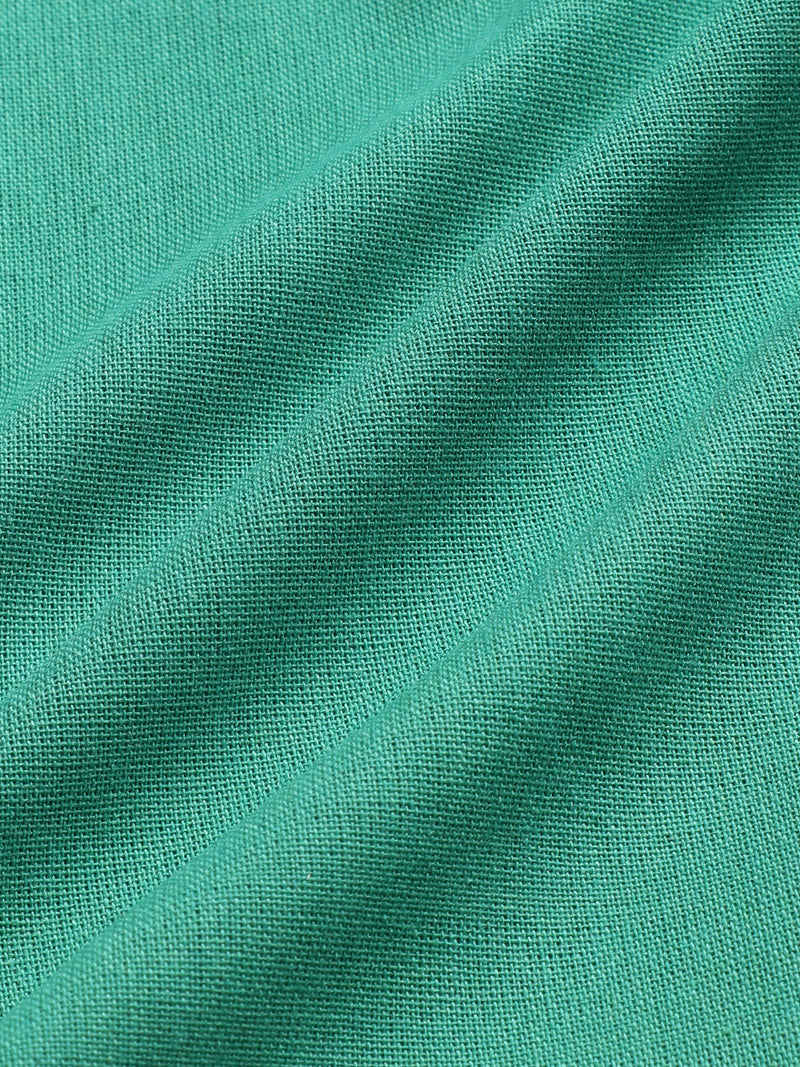 CAHOOT Men's Green Solid Shirt - view 8