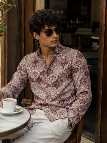 Printed Viscose Regular fit shirt