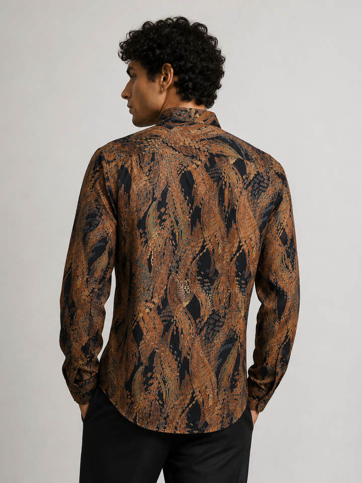 Printed Viscose Regular fit shirt