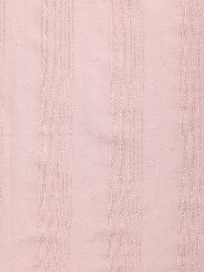 CAHOOT Men's Pink Striped Cotton Regular Fit Shirt - view 6
