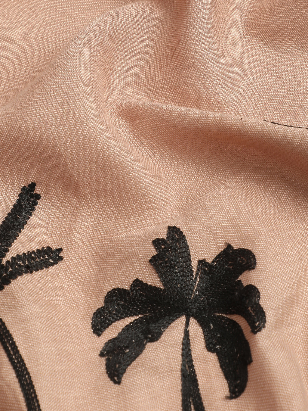 CAHOOT Men's Light Pink Botanical Placement Embroidered Shirt - view 7