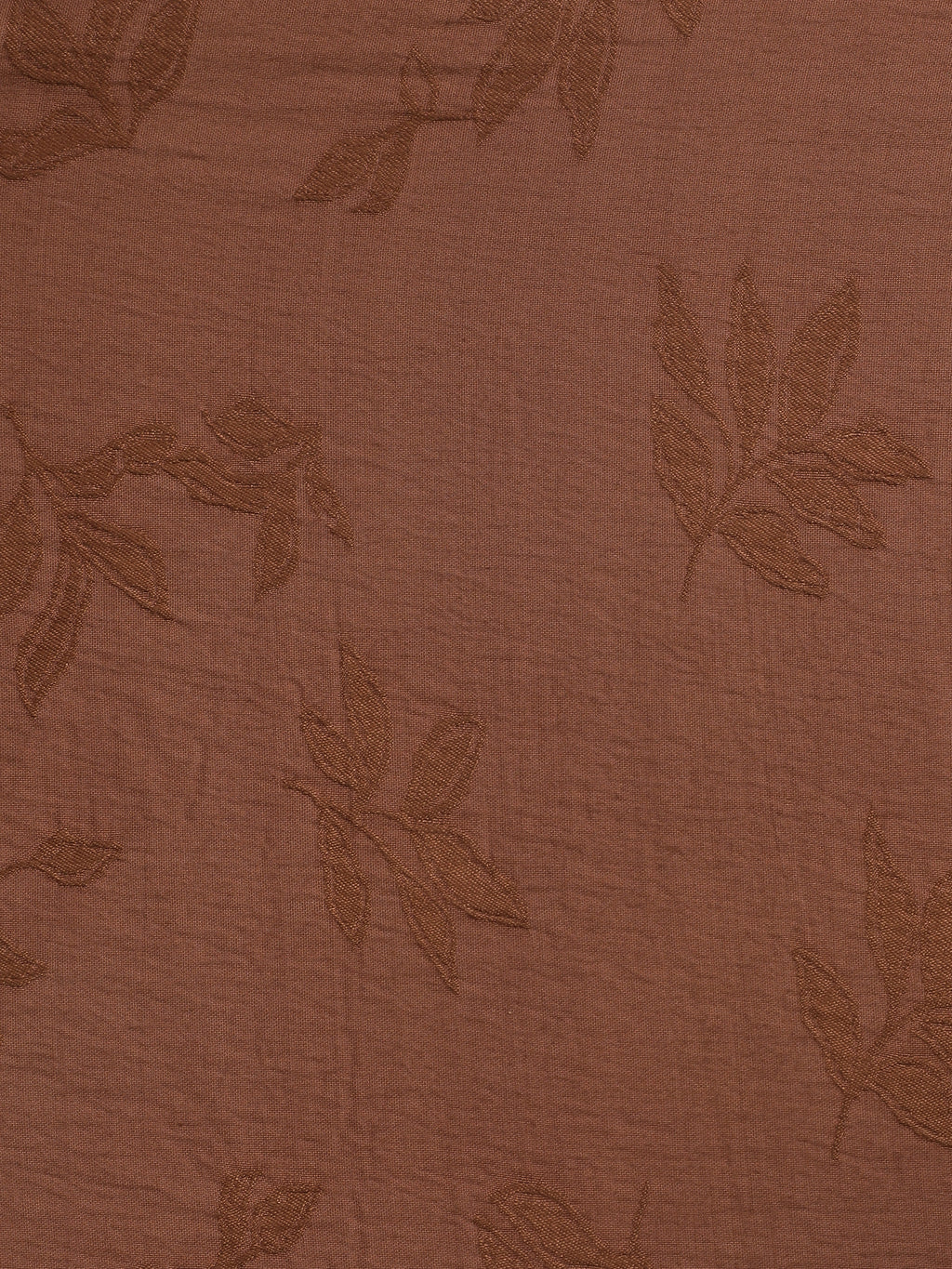 CAHOOT Men's Brown Viscose Nylon Jacquard Regular Fit Shirt - view 7