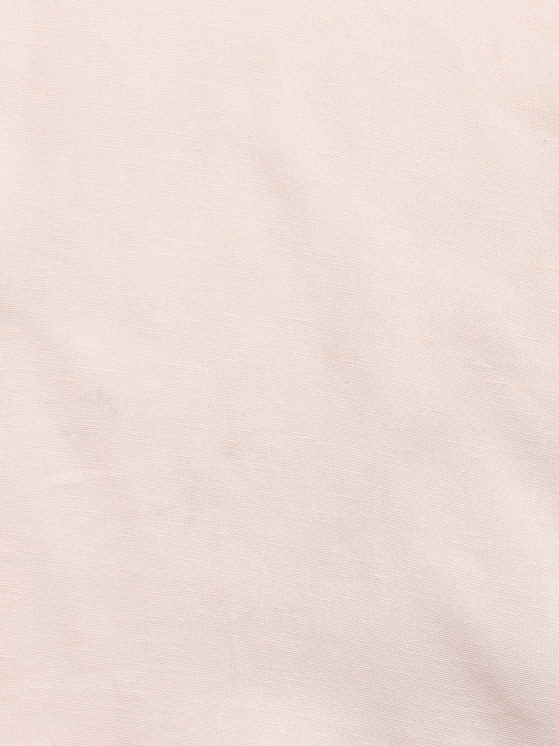 CAHOOT Men's Solid Pink Mandarin Collar Cotton Shirt - view 8