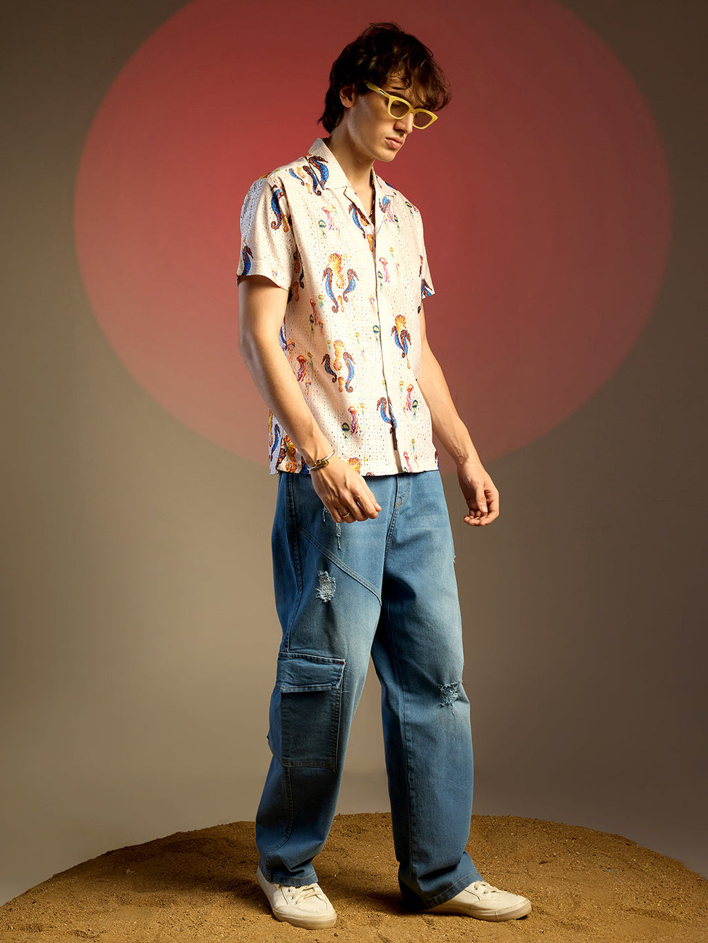Mesh Seahorse Shirt