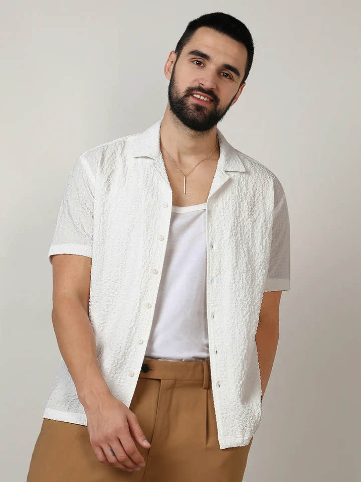 Micro Creased Shirt