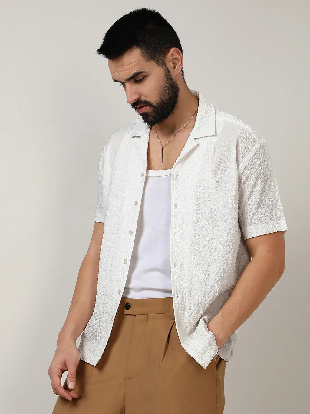 Micro Creased Shirt