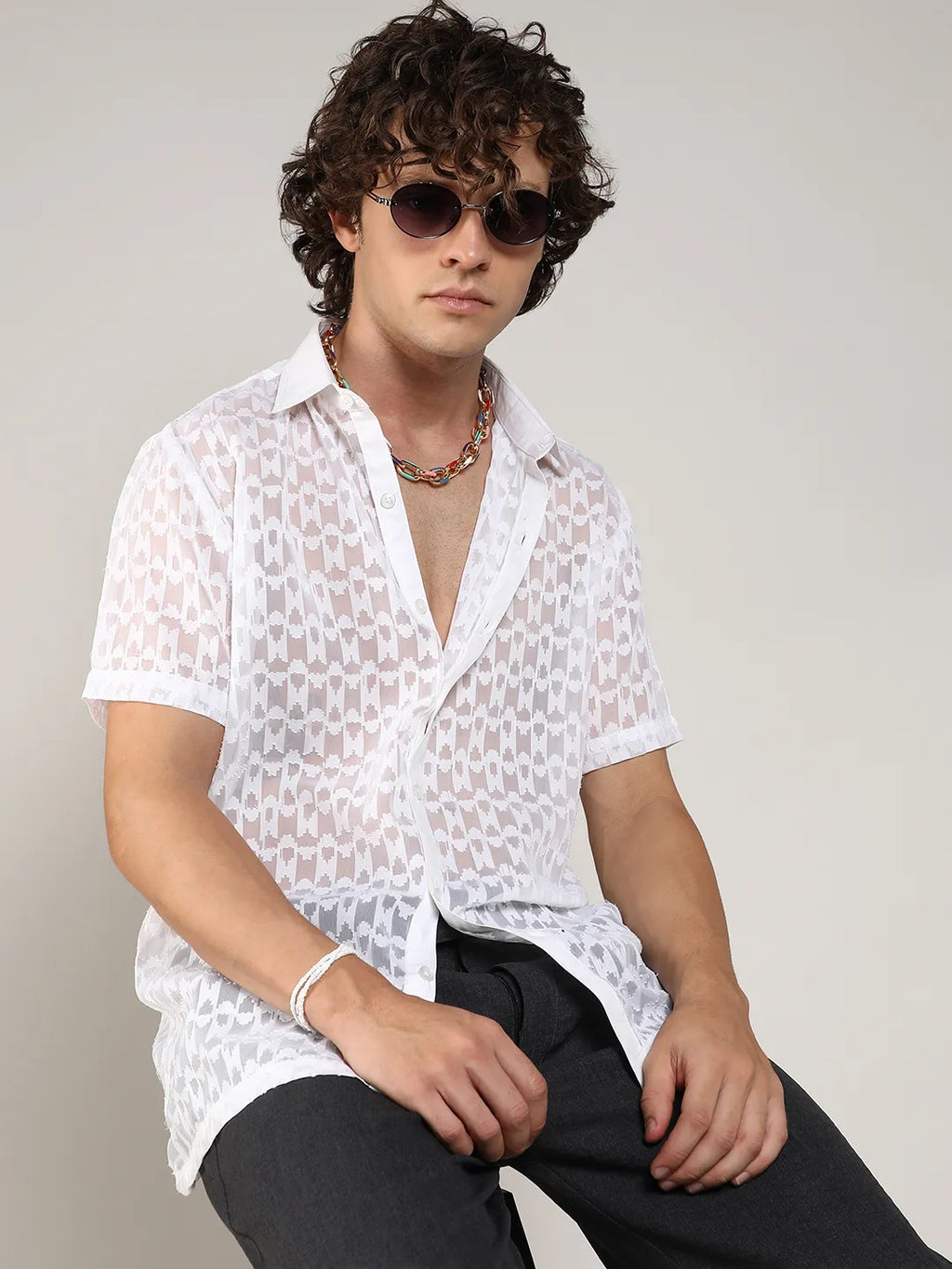 Self-Design Block Shirt