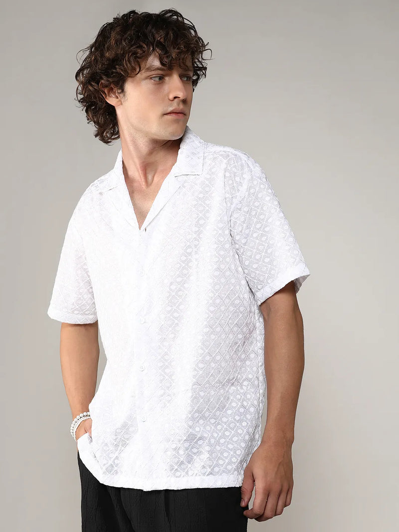 Embroidered Circular Shirt
