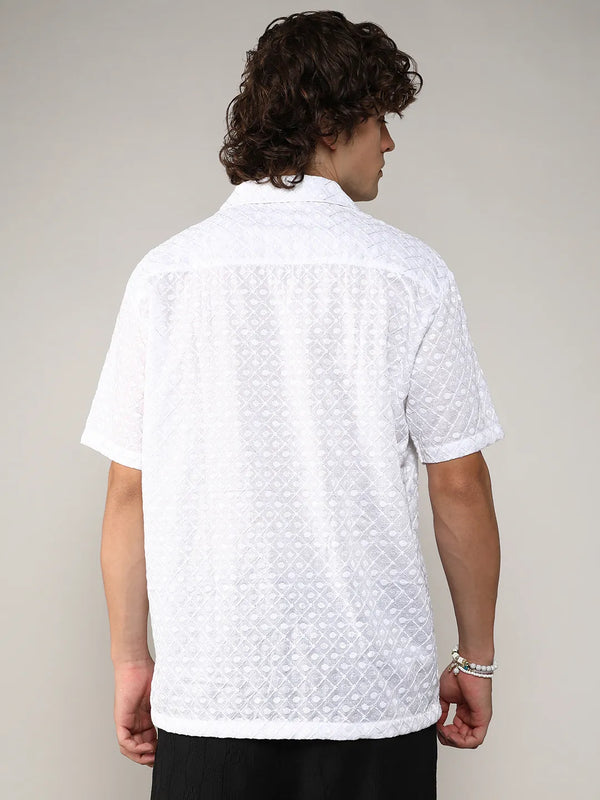 Embroidered Circular Shirt