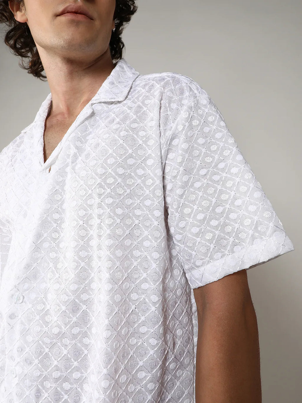 Embroidered Circular Shirt