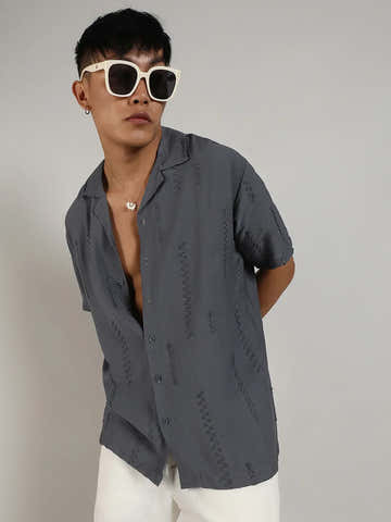 Embroidered Twist Shirt