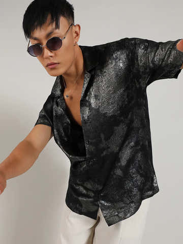 Metallic Ombre Shirt