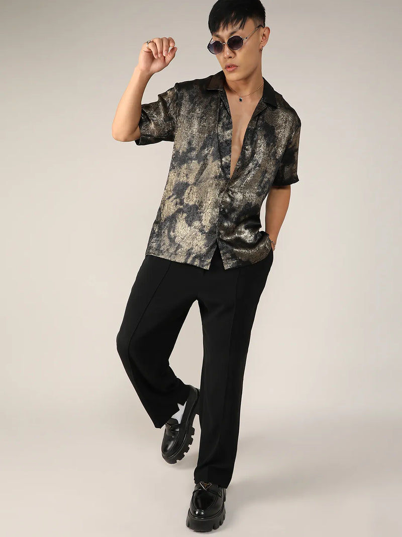 Metallic Ombre Shirt