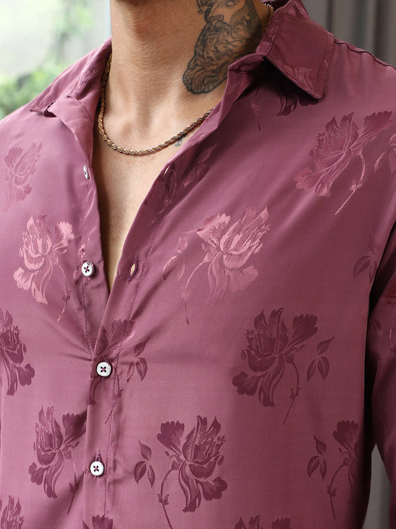 Self-Design Floral Shirt